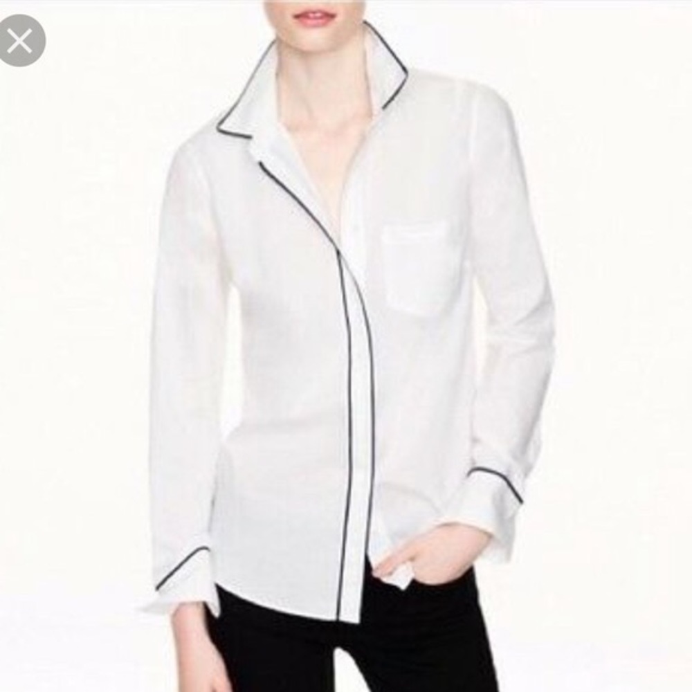 J Crew Boy Shirt Button Down